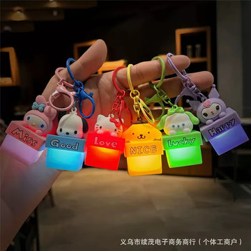 Glow Doll Surprise Keychain  - Random Mix Light-Up Gift