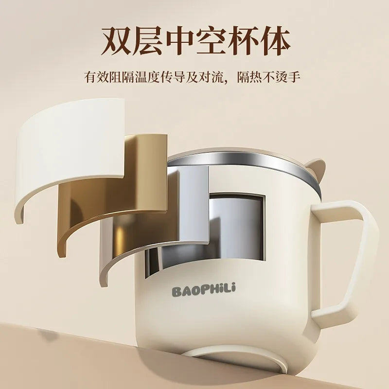 Cozy Morning Oatmeal Mug - Comfort Edition (400ml) - Beige