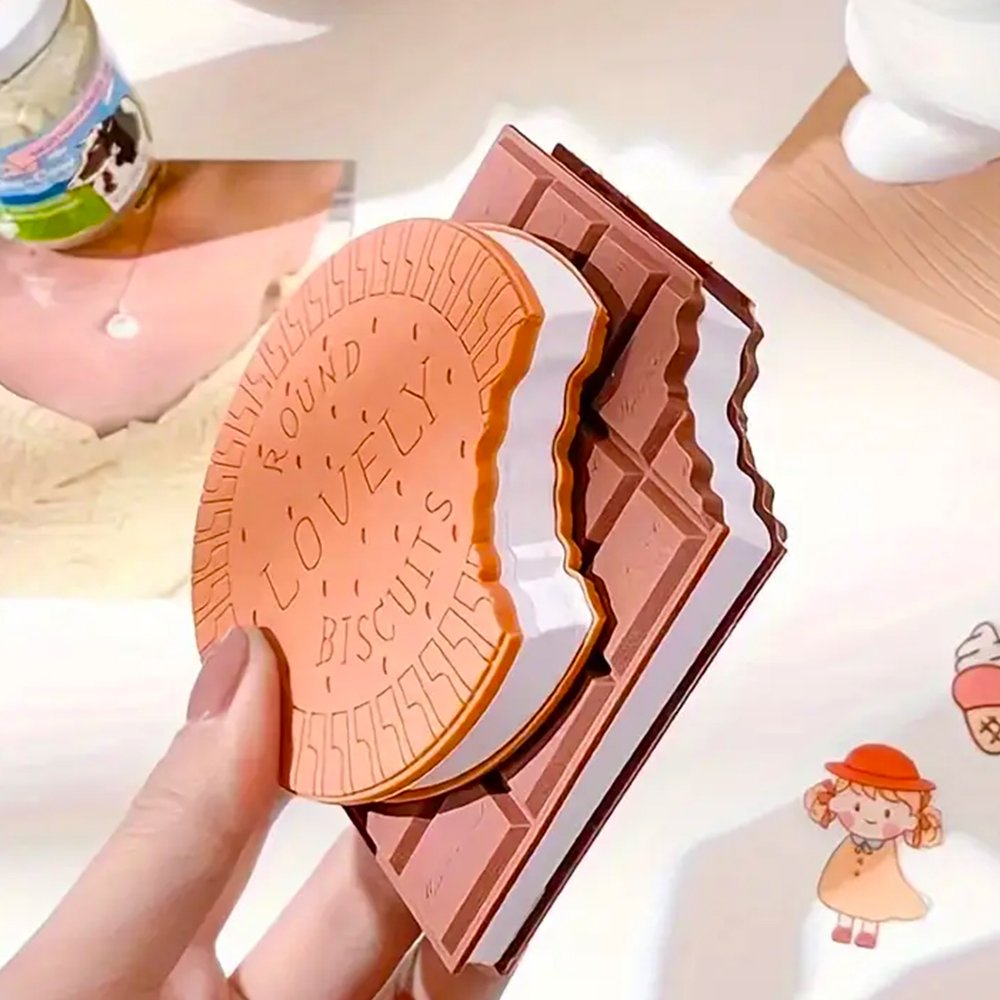 2PCS Chocolate-Themed Notebooks – 80 Pages Each, Fun &amp; Portable Stationery