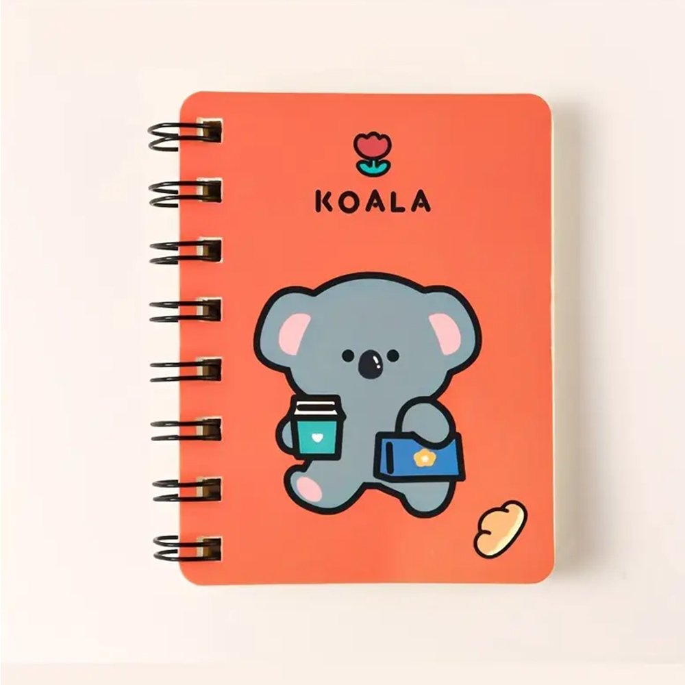 A7 Elegant Spiral Notebook – Cute Cover, 80 Pages, Portable Planner & Diary - Image 3