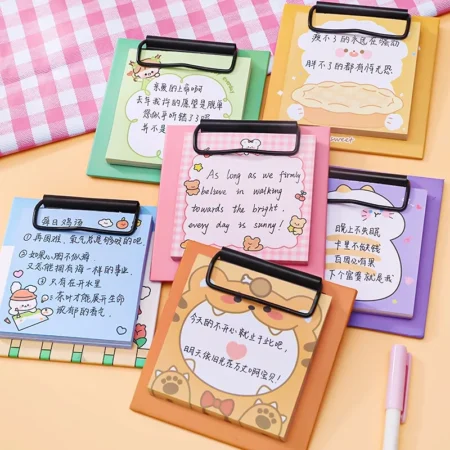 Cartoon Clipboard Sticky Notes - Single Set